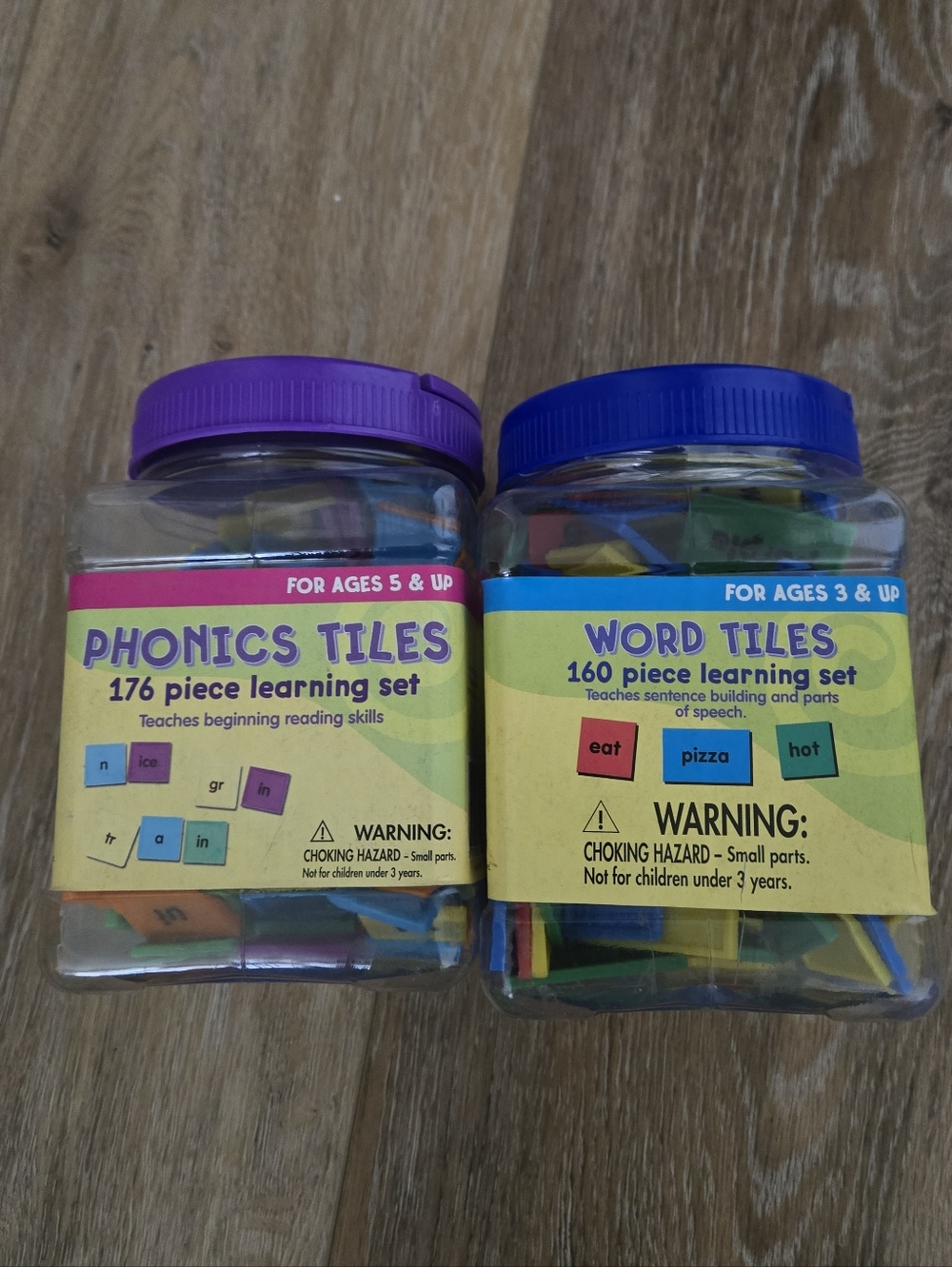 Phonics Tiles & Word Tiles Learning Sets -  Preowned